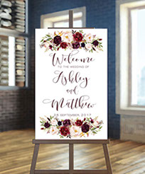 24 Hour Display Sign - Mounted Sign Board for Indoor and Outdoor Display Signs (Foam Board and Waterproof Mounted Board Coroplast)